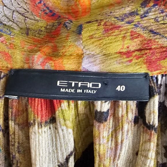 Etro Multicolor Patterned Blouse - Picture 7 of 9